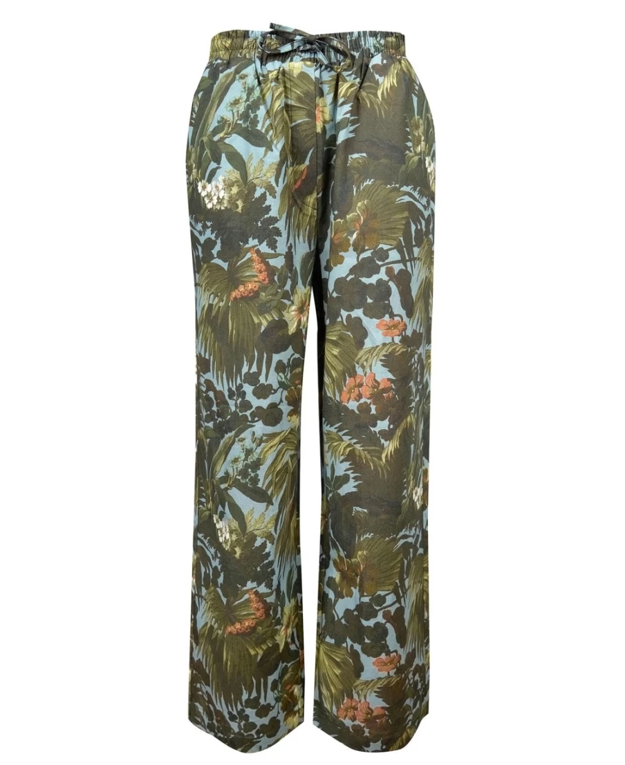 Barbour Women's Lauriston Trousers in Limerence/Sky - House Of Hackney Collaboration