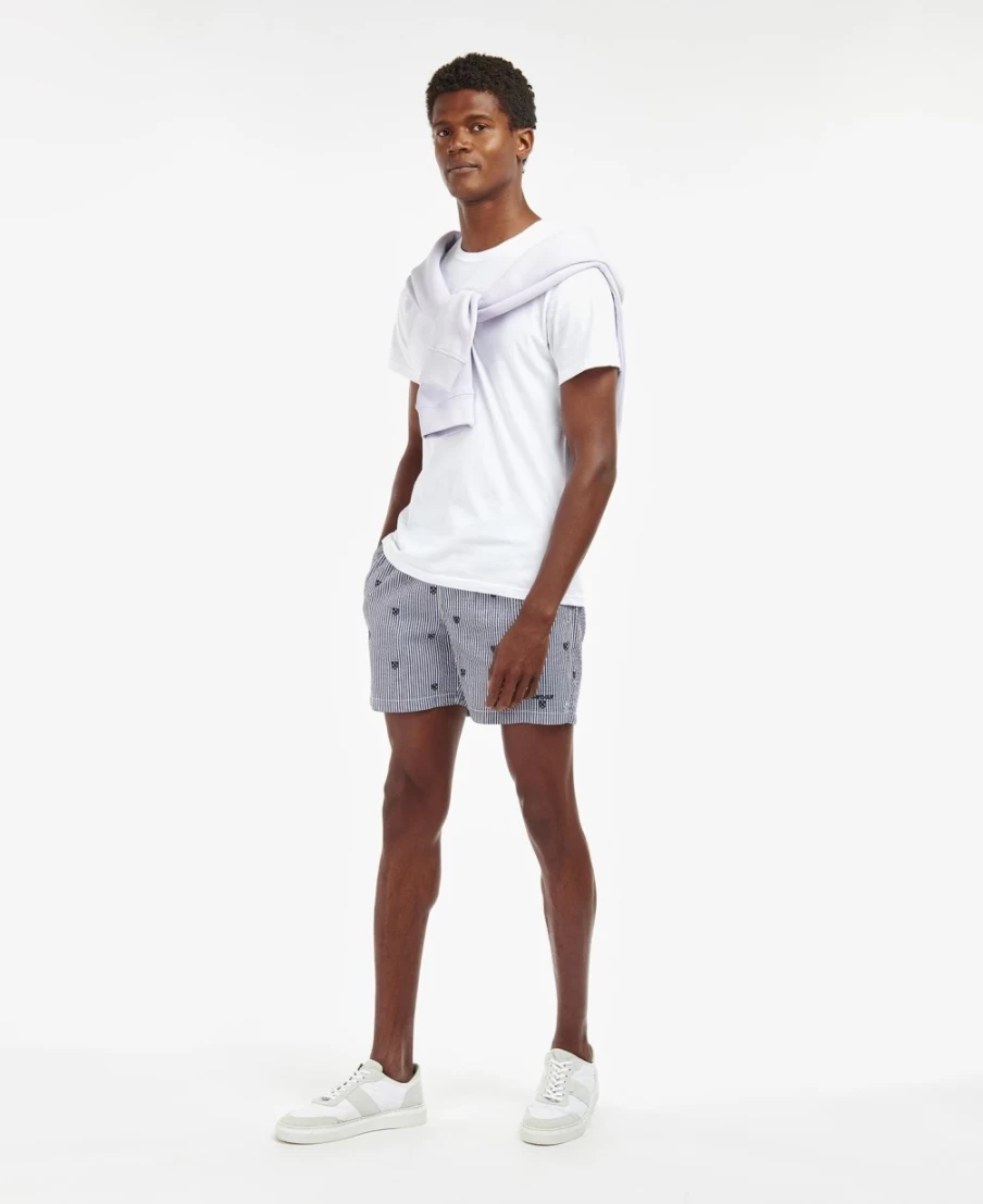 Barbour Men's Classic Navy Shield Swim Shorts