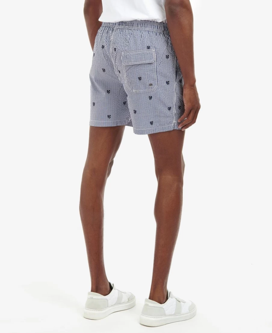 Barbour Men's Classic Navy Shield Swim Shorts
