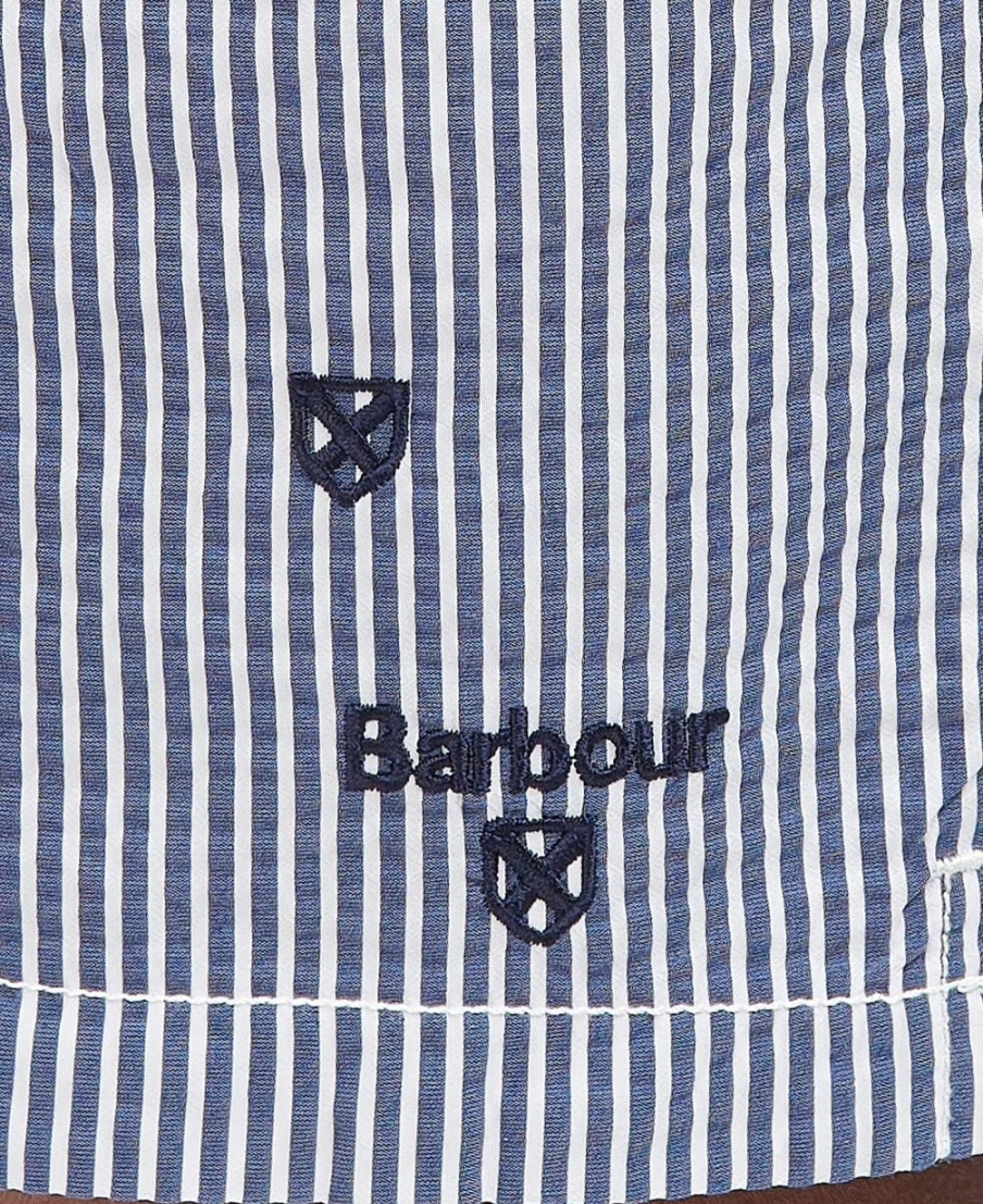 Barbour Men's Classic Navy Shield Swim Shorts