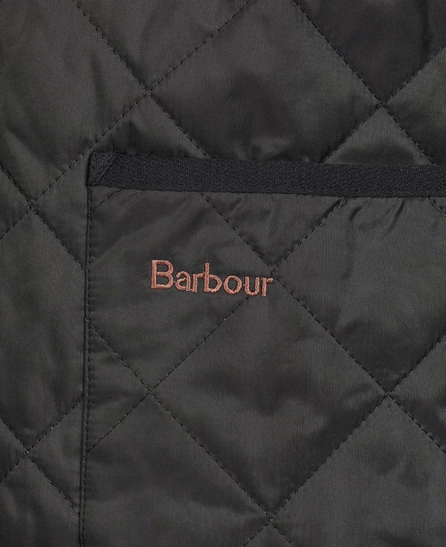 Barbour Men's Black Modern Quilted Waistcoat with Zip-In Liner