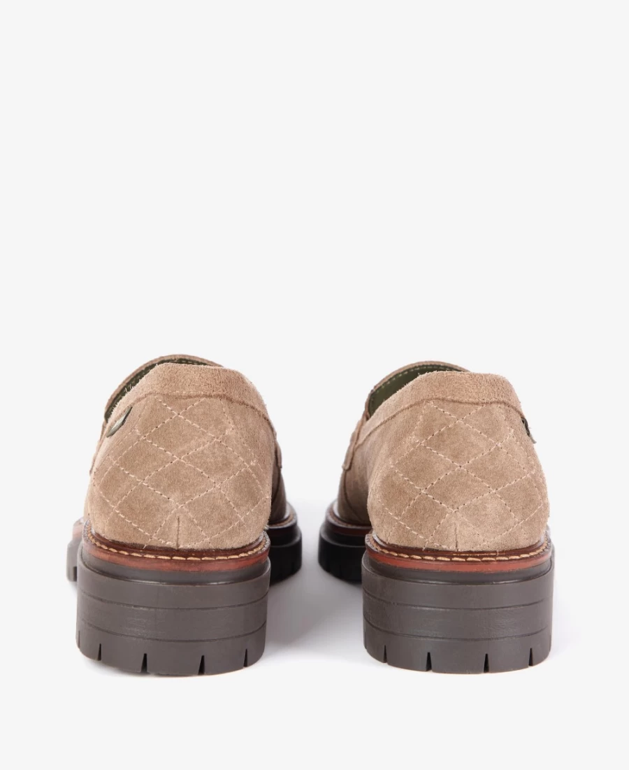 Barbour Women's Brooke Horsebit Loafers in Cognac - Classic Leather Slip-On Shoes