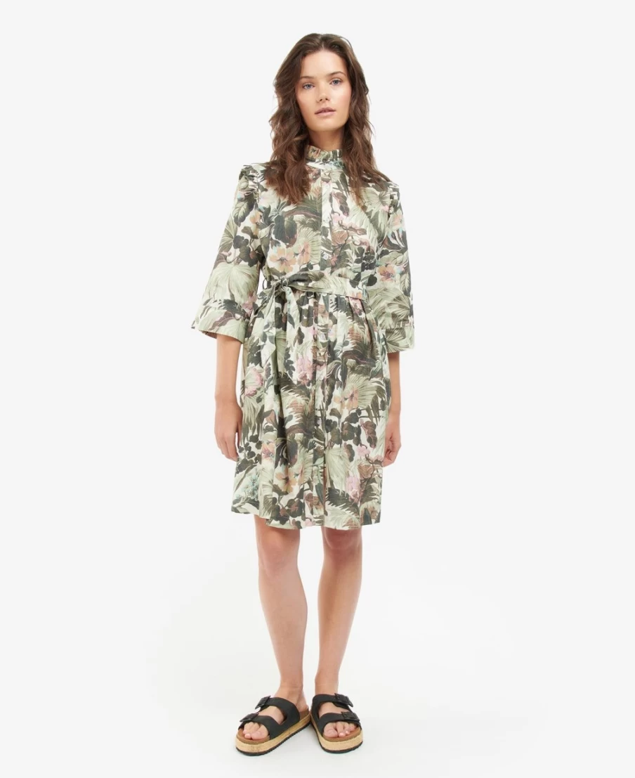Barbour Women's Gransden Dress in Limerence/Papyrus - House Of Hackney Collaboration