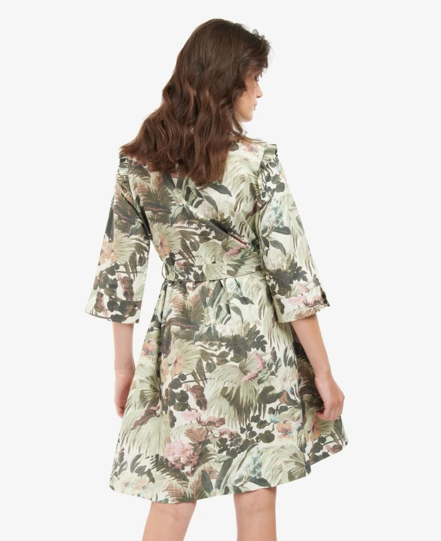 Barbour Women's Gransden Dress in Limerence/Papyrus - House Of Hackney Collaboration