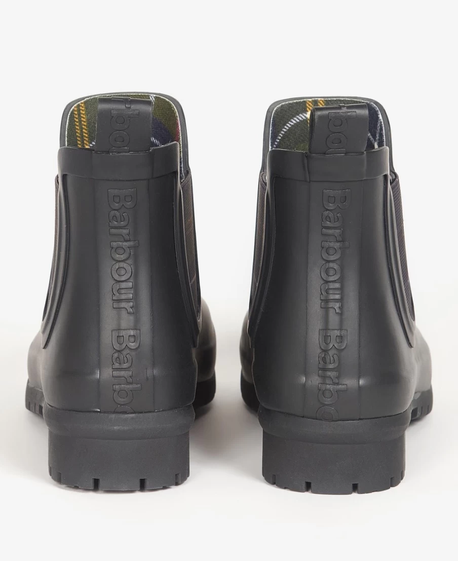 Barbour Women's Kingham Black Waterproof Wellington Boots