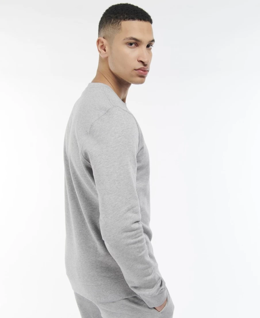 Barbour Men's Ridsdale Black Crew-Neck Sweatshirt