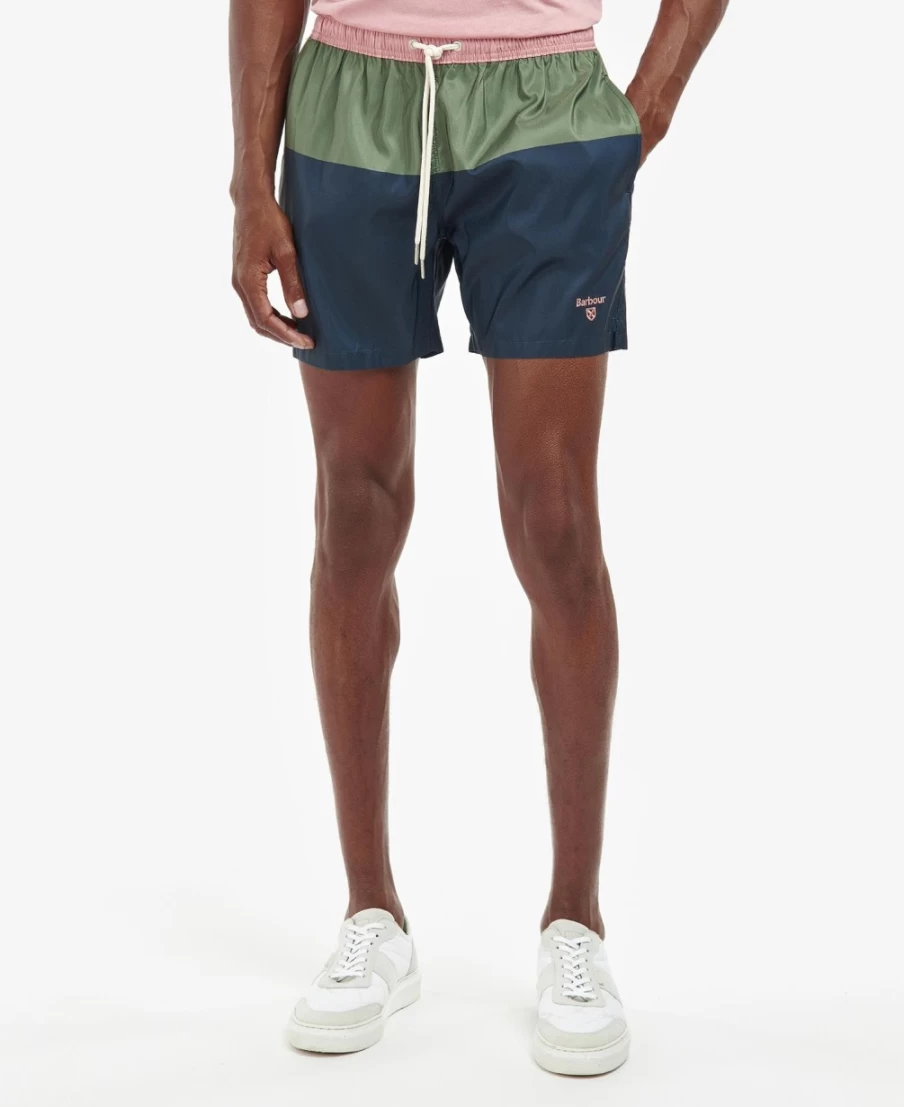 Barbour Men's Sky Blue John Two-Tone Swim Shorts
