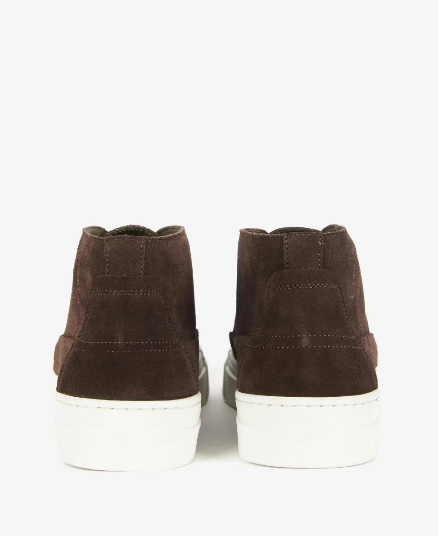 Barbour Mason Chukka Boots for Men in Chocolate Suede - Premium Leather Casual Footwear