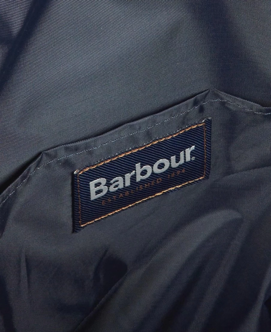 Barbour Highfield Canvas Backpack for Men - Navy & Olive Outdoor Daypack