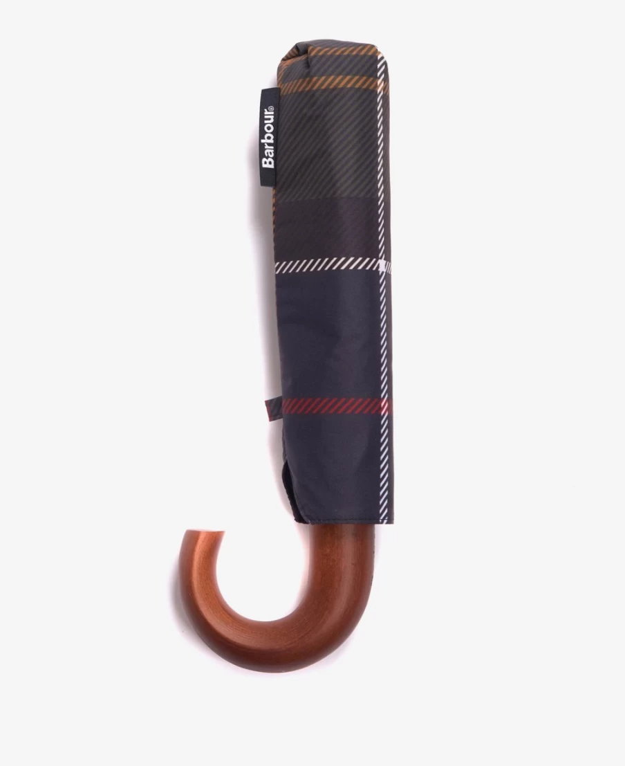 Barbour Classic Tartan Mens Umbrella - Compact & Stylish Rain Protection