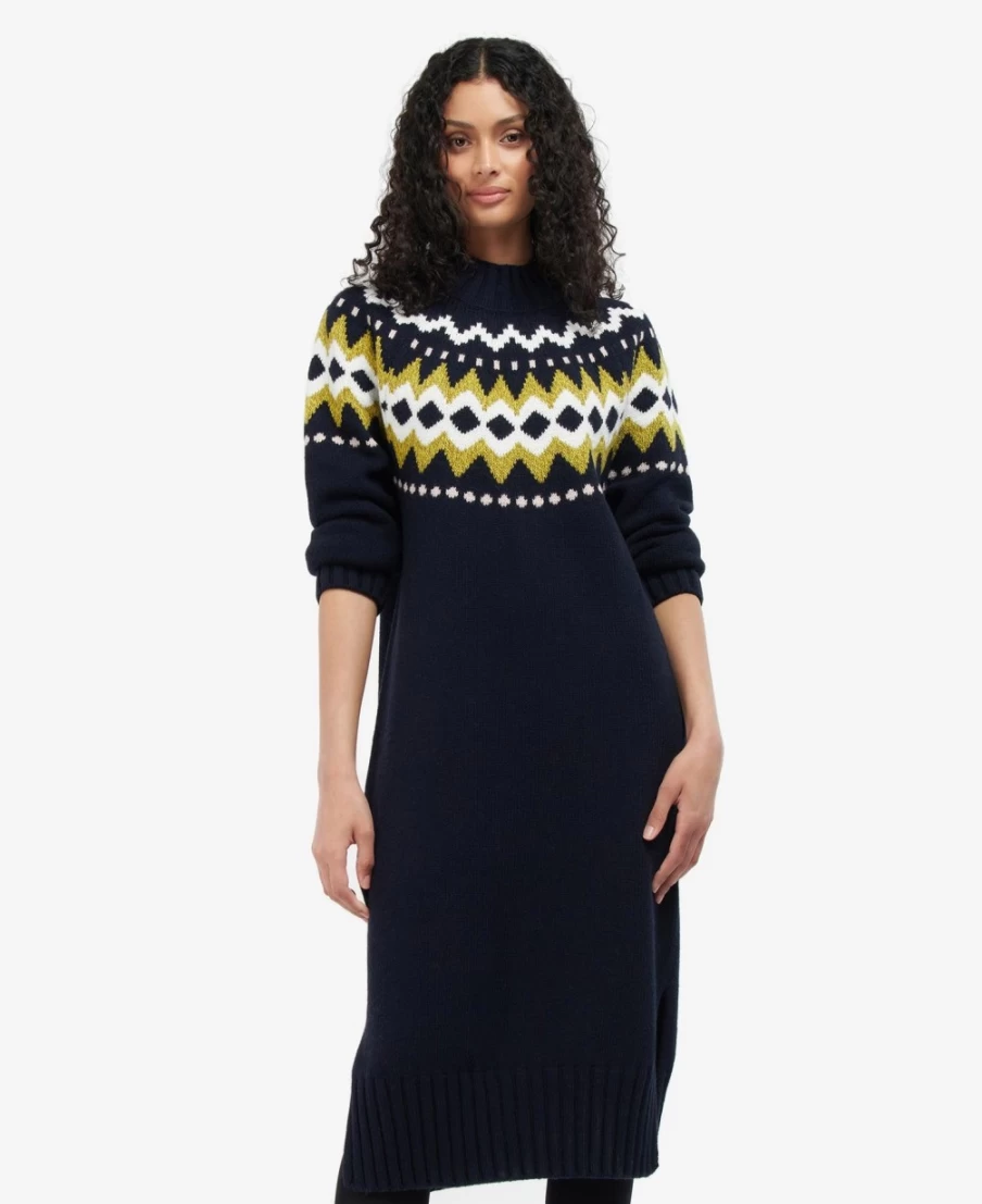 Barbour Women's Navy Lana Knitted Dress