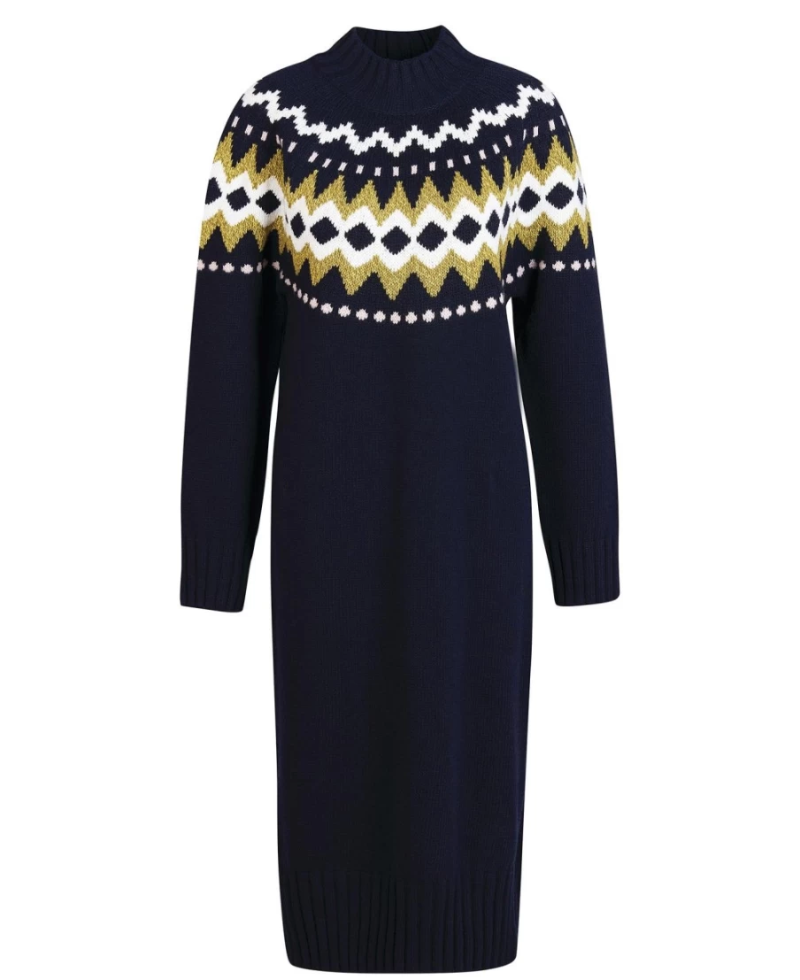 Barbour Women's Navy Lana Knitted Dress