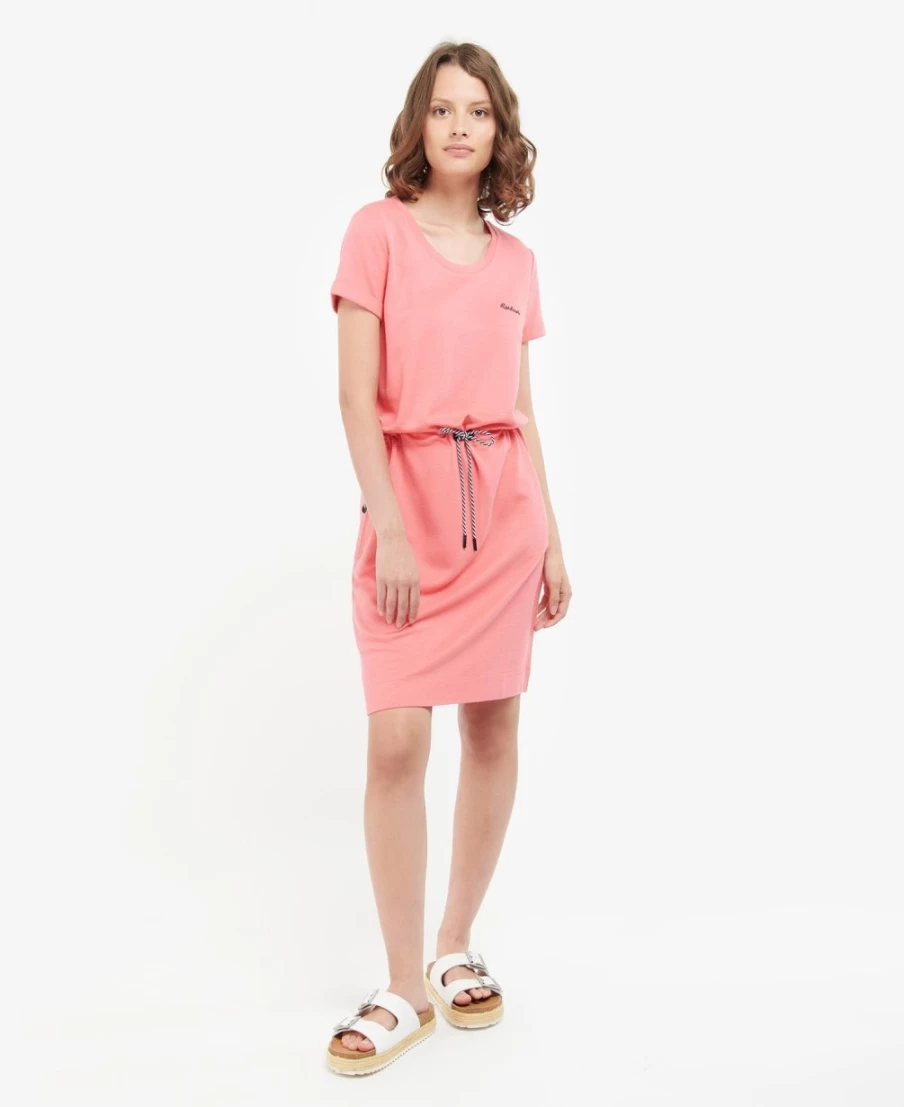 Barbour Women's Baymouth Dress in Pink Punch - Stylish & Comfortable