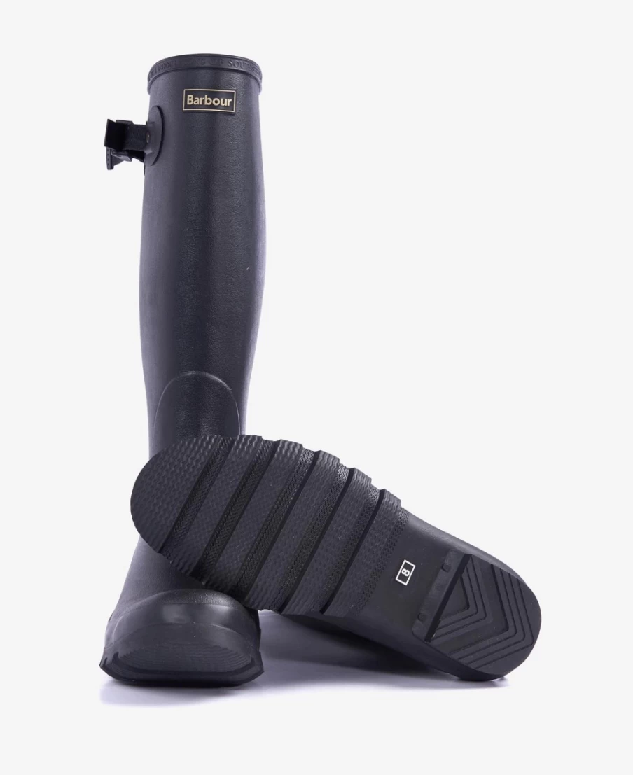 Barbour Men's Black Bede Wellington Boots - Waterproof Outdoor Footwear