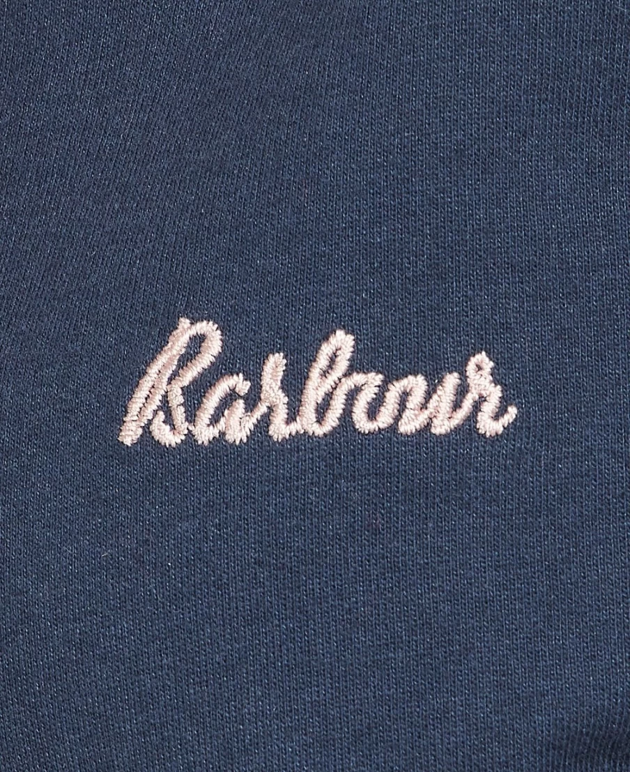 Barbour Women's Lottie Lounge Hoodie in Navy - Comfortable Pullover Sweatshirt