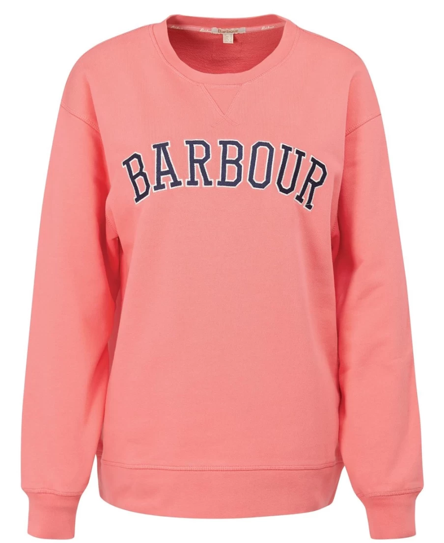 Barbour Women's Northumberland Classic Navy Sweatshirt | Casual Pullover Top