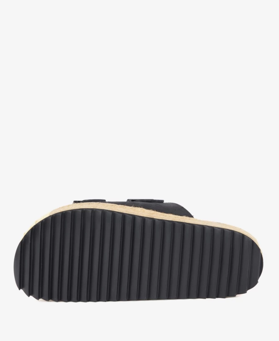 Barbour Pamela Diamond Quilted Sandals for Women in Classic White | Comfortable & Stylish Footwear