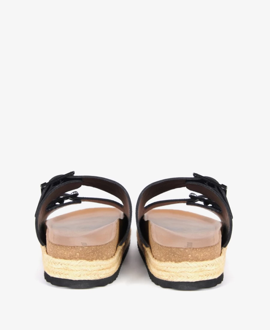 Barbour Pamela Diamond Quilted Sandals for Women in Classic White | Comfortable & Stylish Footwear