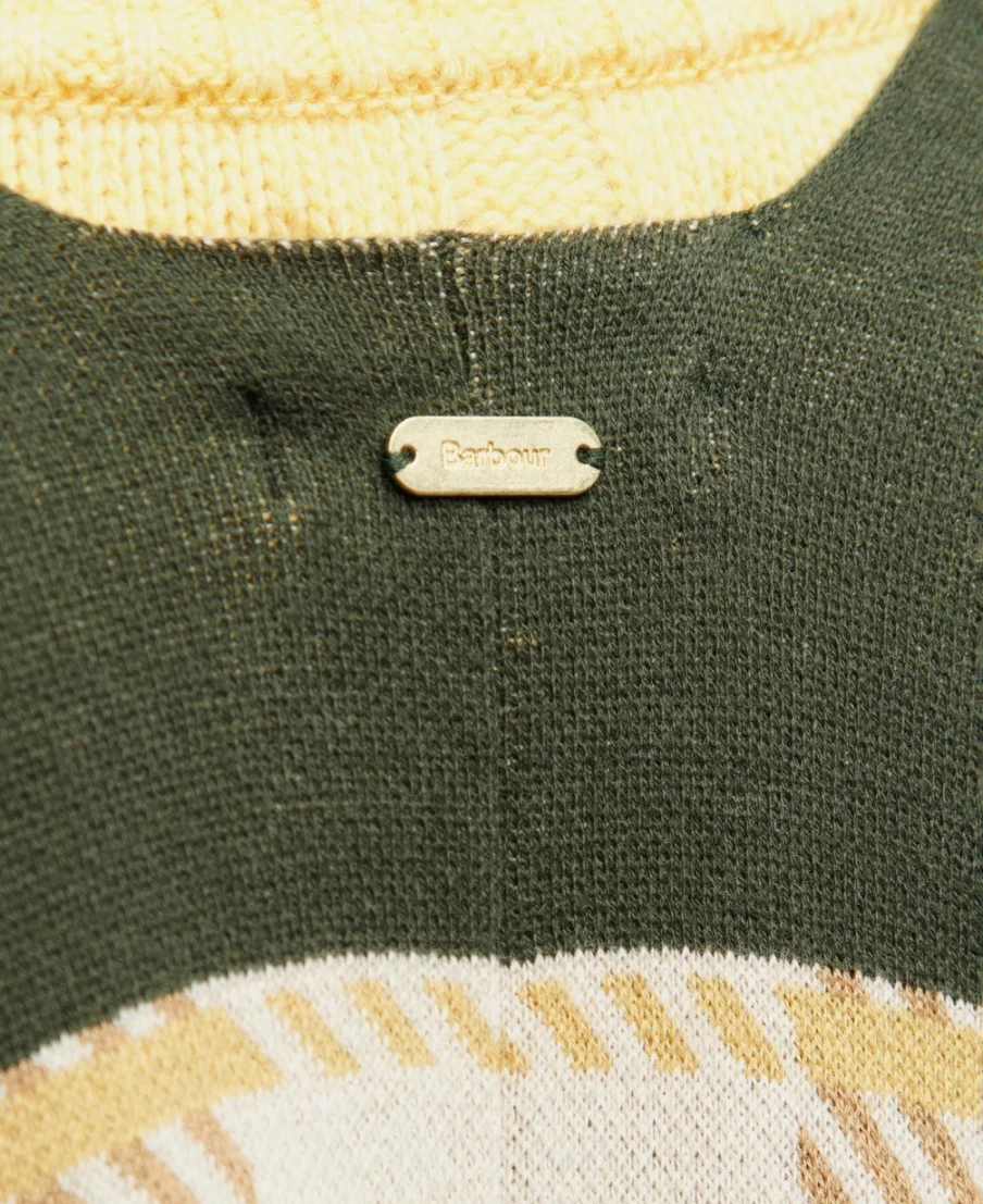 Barbour Women's Fellmore Cape in Ancient Fern Tartan - Waterproof Outdoor Jacket
