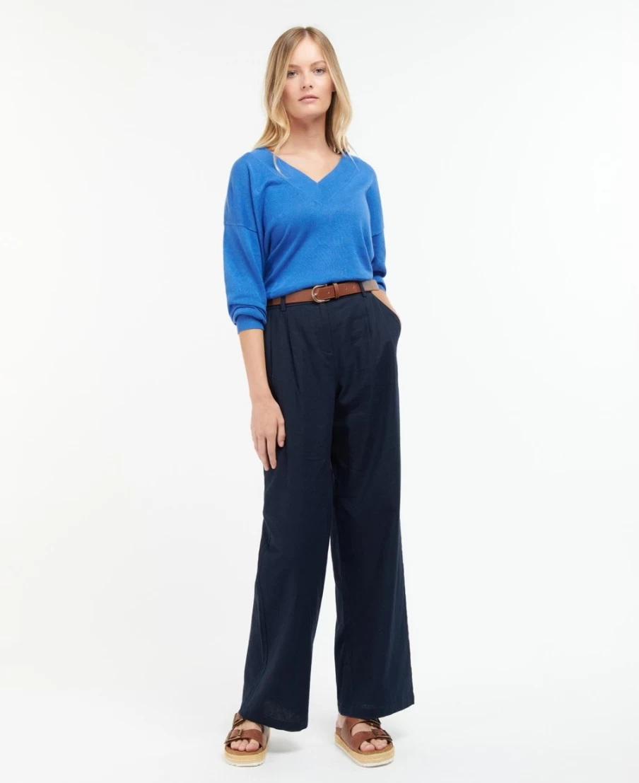Barbour Women's Somerland Trousers in Vanilla - Classic Casual Wear