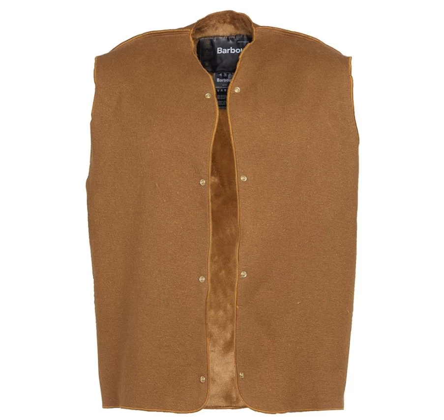 Barbour Men's Brown Jacket with Warm Pile Lining - Classic Outdoor Wear