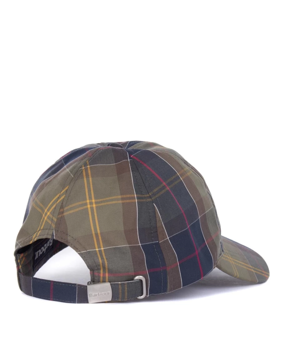 Barbour Mens Classic Tartan Sports Cap - Vintage Plaid Golf Hat for Men