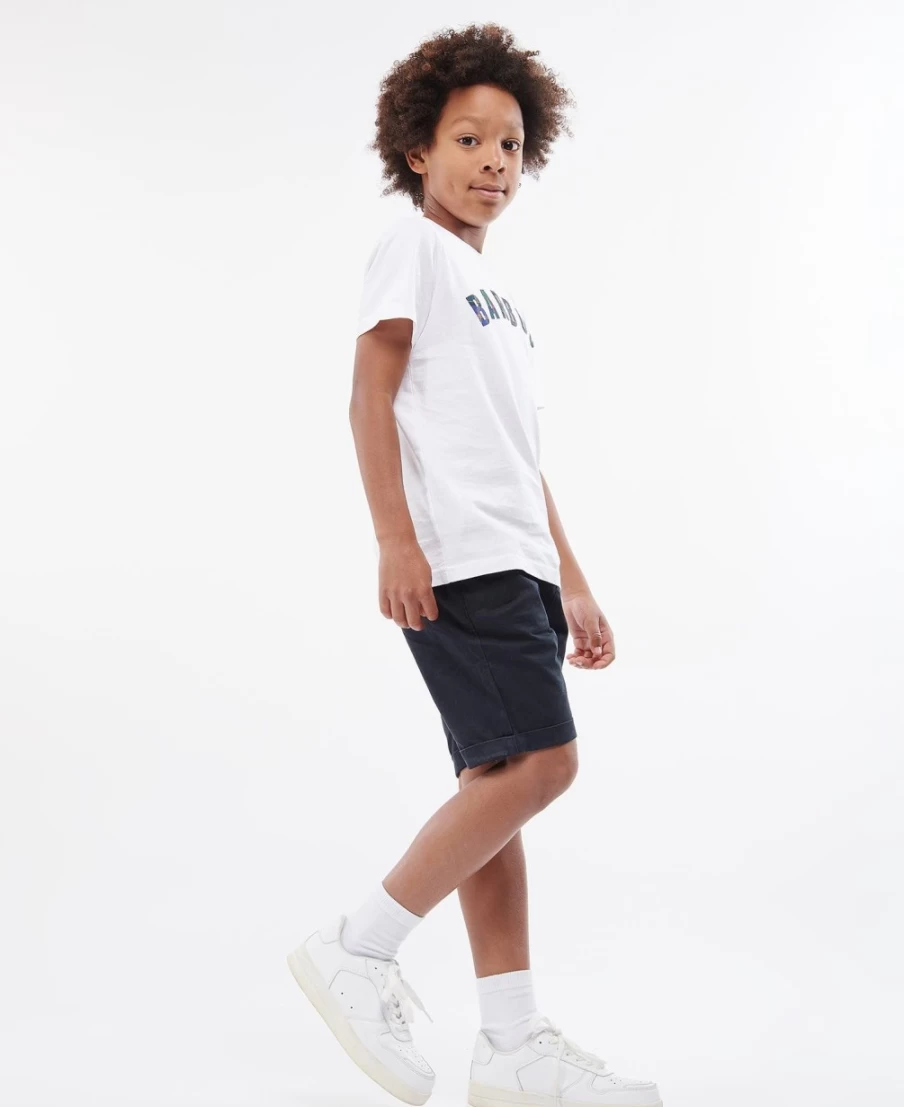 Barbour Boys Stone Chino Shorts for Summer Comfort and Style