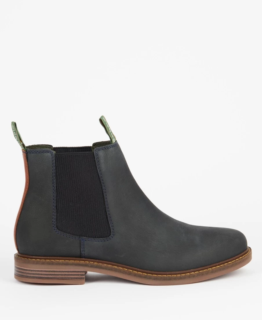Barbour Men's Farsley Chelsea Boots in Mocha - Classic Leather Ankle Boots for Men