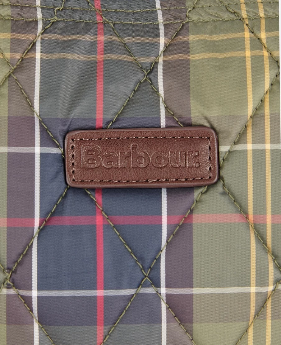 Barbour Wetherham Quilted Tote Bag for Men in Classic Tartan - Waterproof Waxed Cotton Messenger Bag