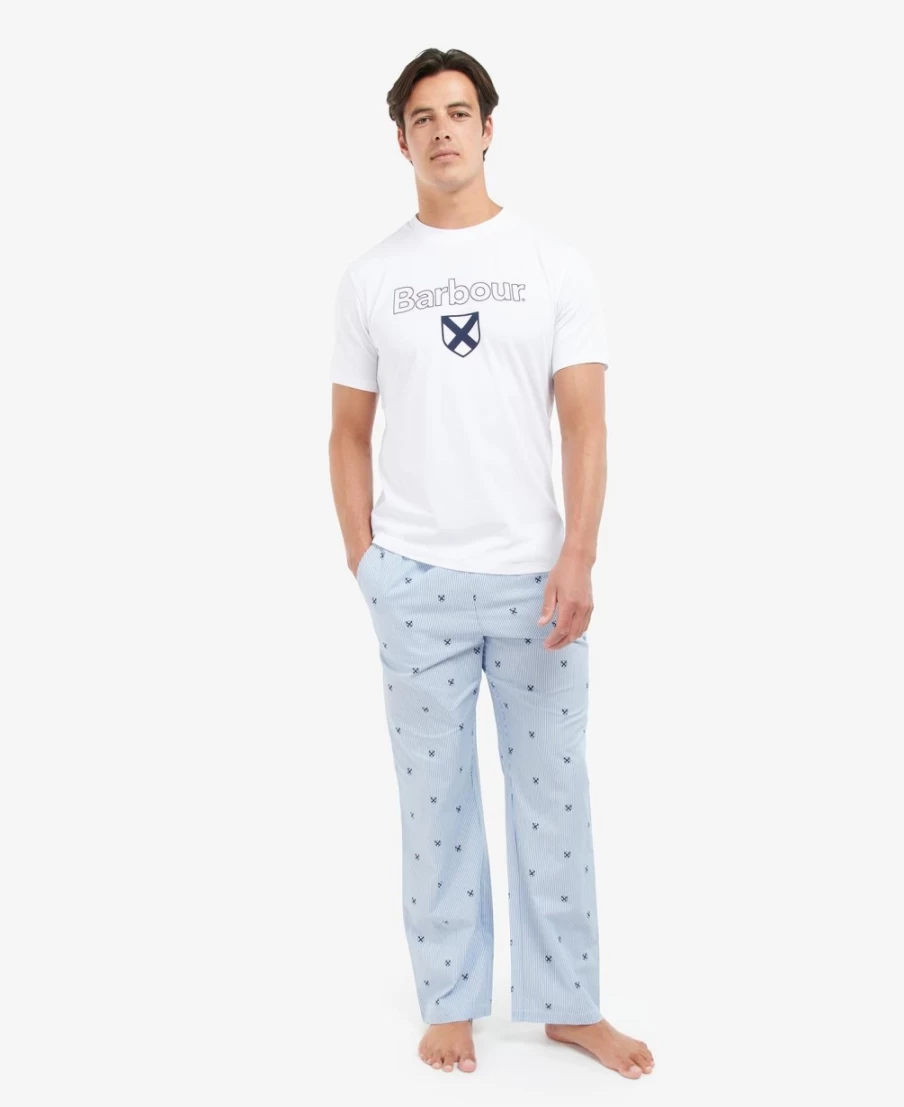 Barbour Men's Classic Blue Tomas Pajama Set
