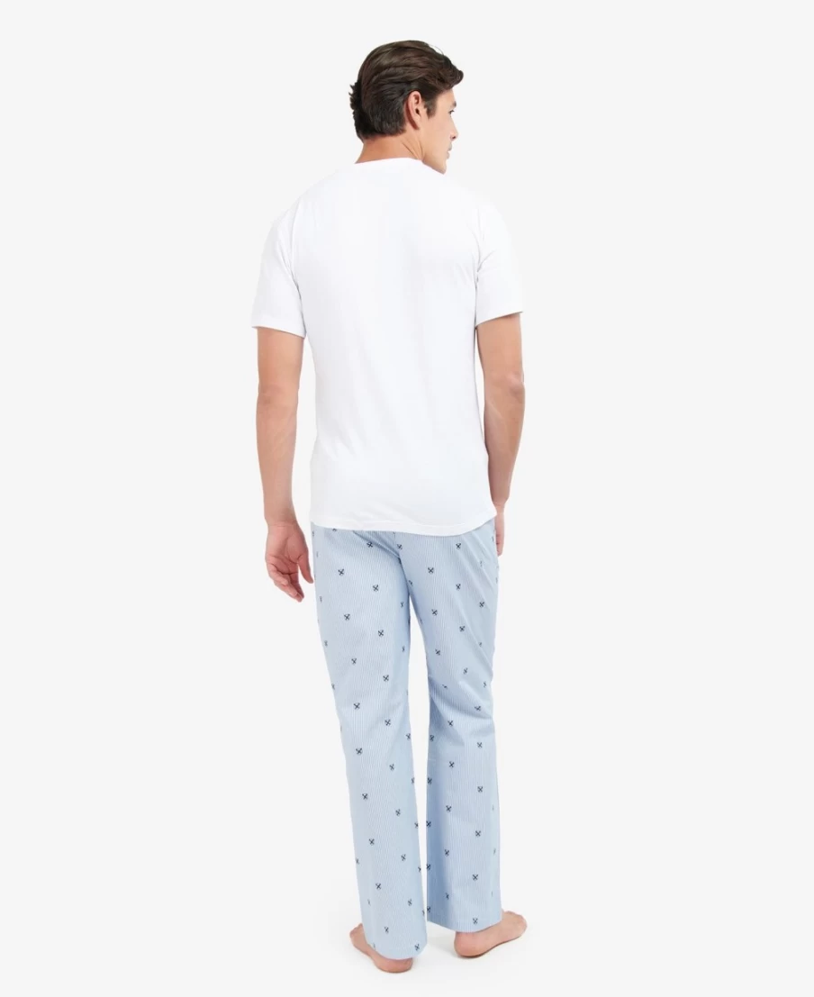 Barbour Men's Classic Blue Tomas Pajama Set