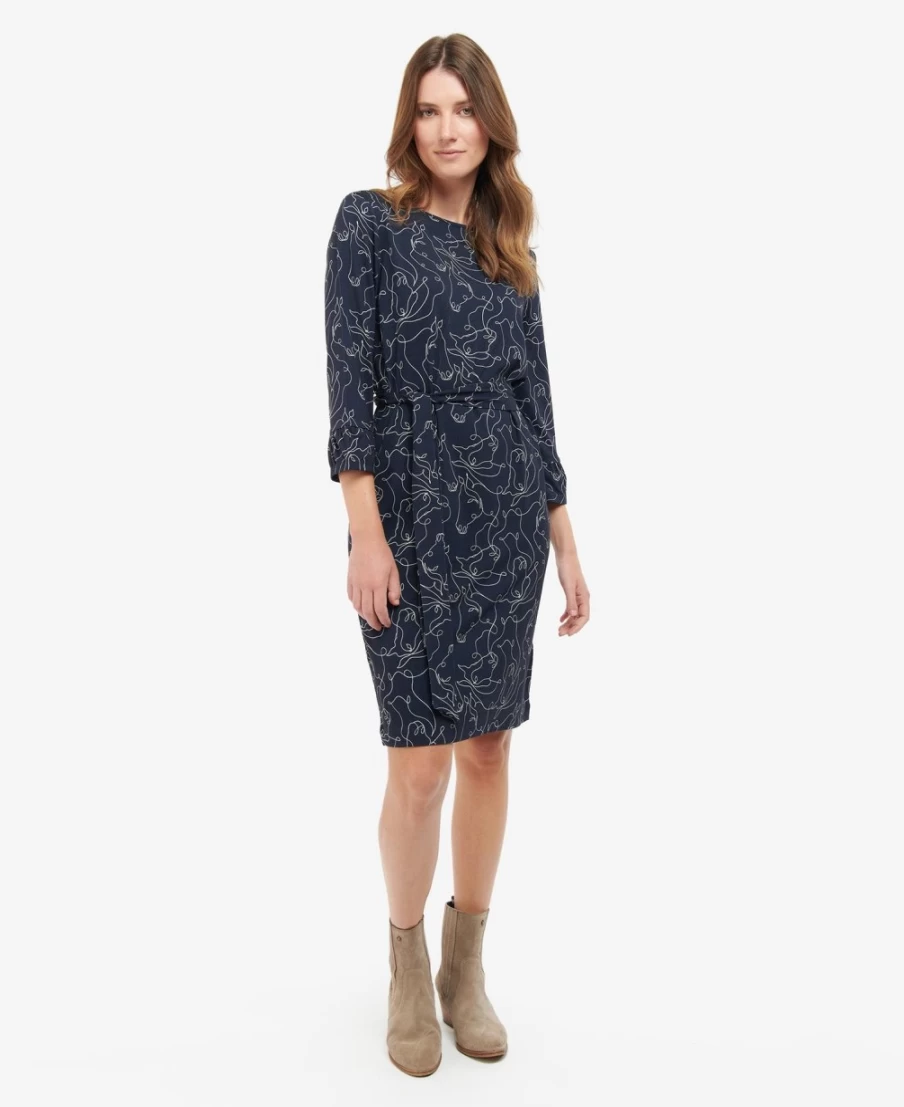 Barbour Women's Marlowe Dress in Classic Multi Color