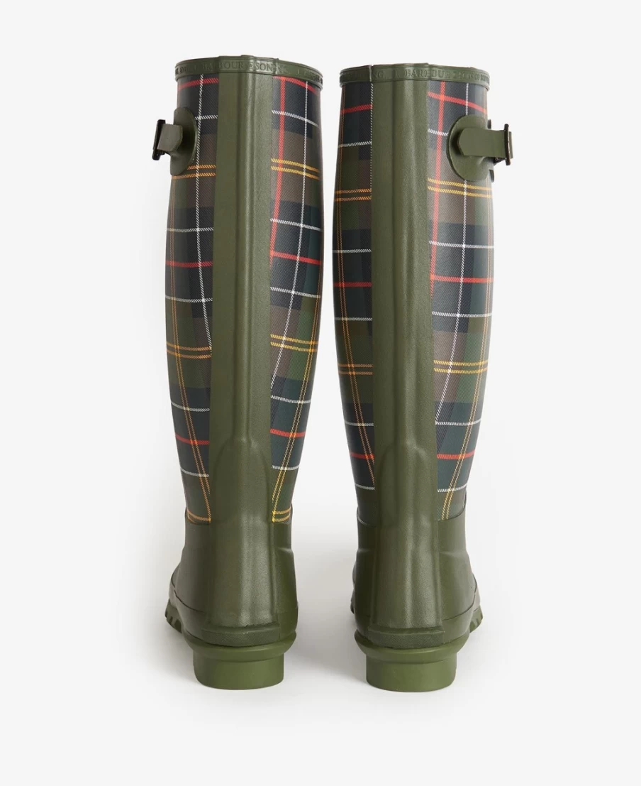 Barbour Women's Classic Tartan Bede Wellingtons Waterproof Boots