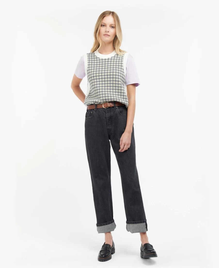 Barbour Women's Multicheck Dumbarton Knitted Sweater Vest