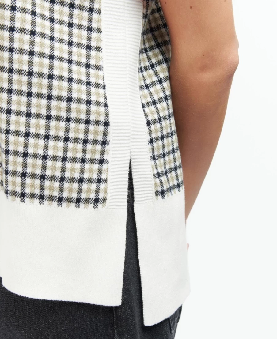 Barbour Women's Multicheck Dumbarton Knitted Sweater Vest