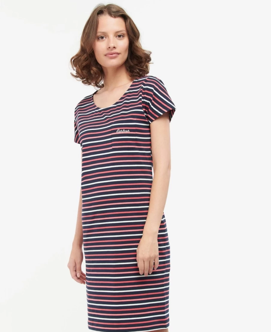 Barbour Women's Harewood Dress in Multi Stripe - Stylish & Comfortable Casual Wear