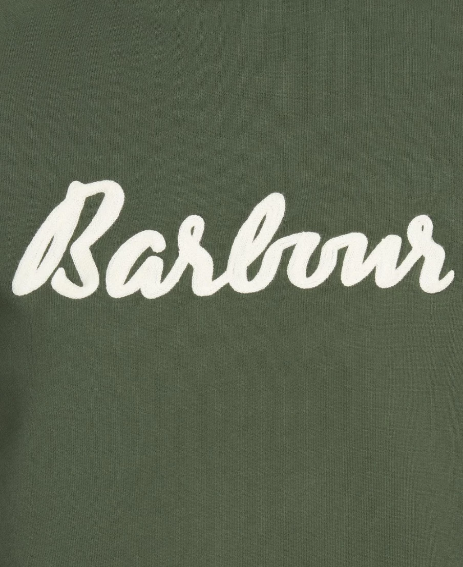 Barbour Women's Olive Otterburn Sweatshirt - Classic Casual Pullover