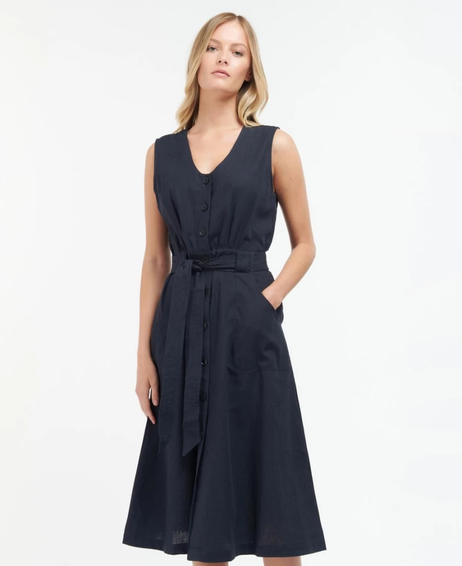 Barbour Women's Indigo Rutherglen Dress | Classic British Style